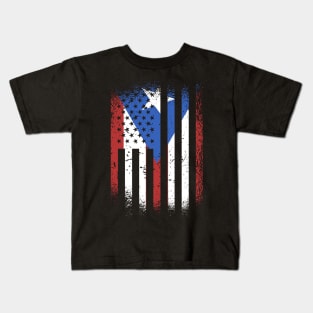 Puerto Rican American Kids T-Shirt